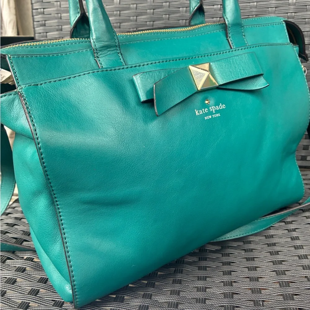 KATE SPADE BAG,KATE SPADE Green Bag. - Picture 12 of 16